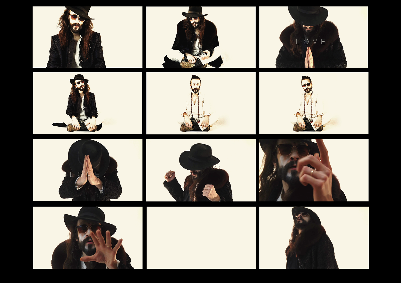 This Is [Not] A Performance white studio collage