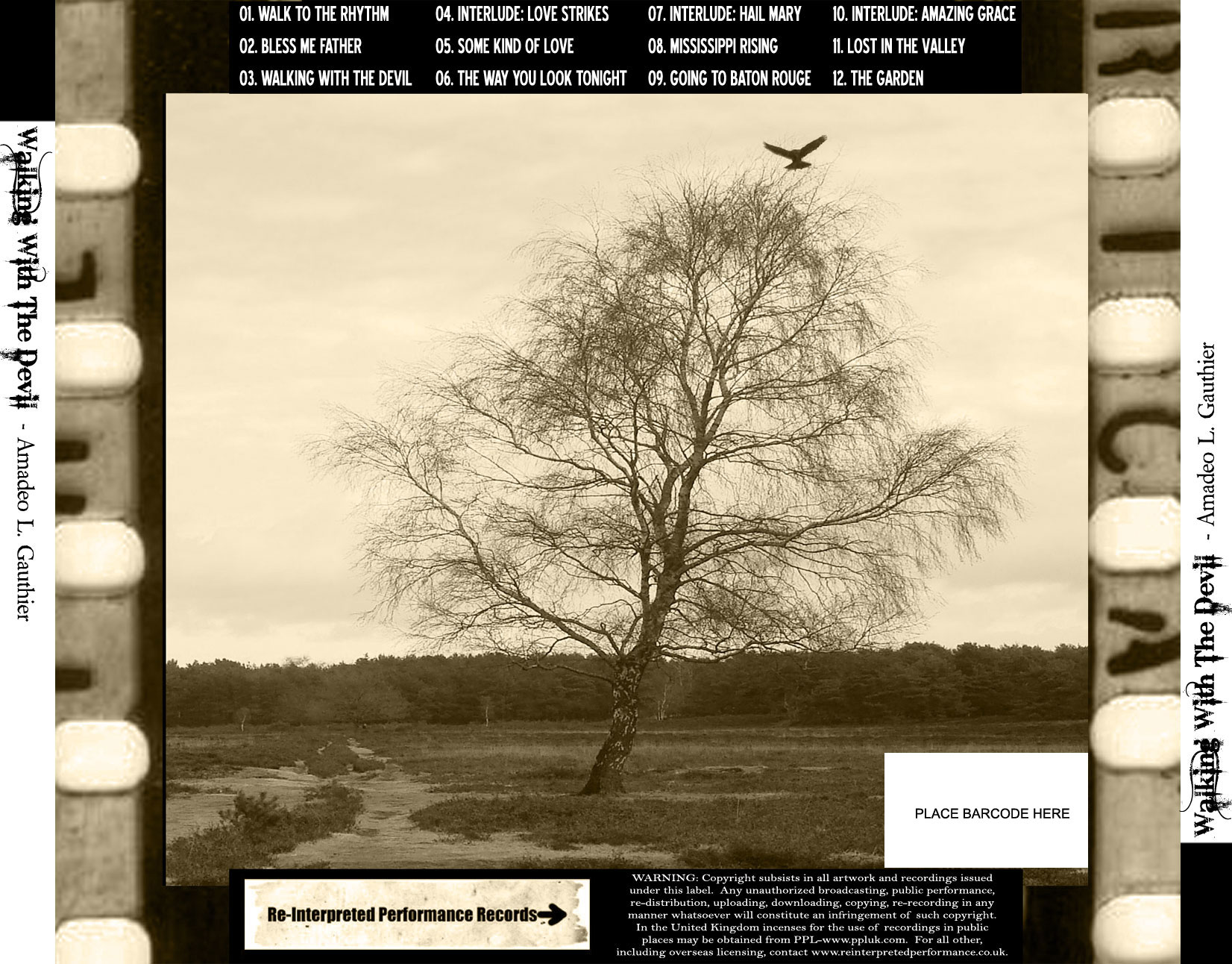 Walking With The Devil booklet back cover